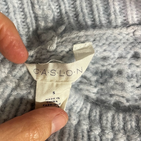 Caslon Soft and Cozy Women's Blue Sweater Size Small - Picture 3 of 3